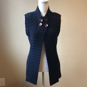 Women’s Navy Blue Small Sweater Vest